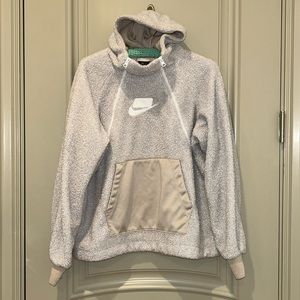 Women’s Nike Sports Wear Sherpa Atmosphere Pullover Fleece Hoodie